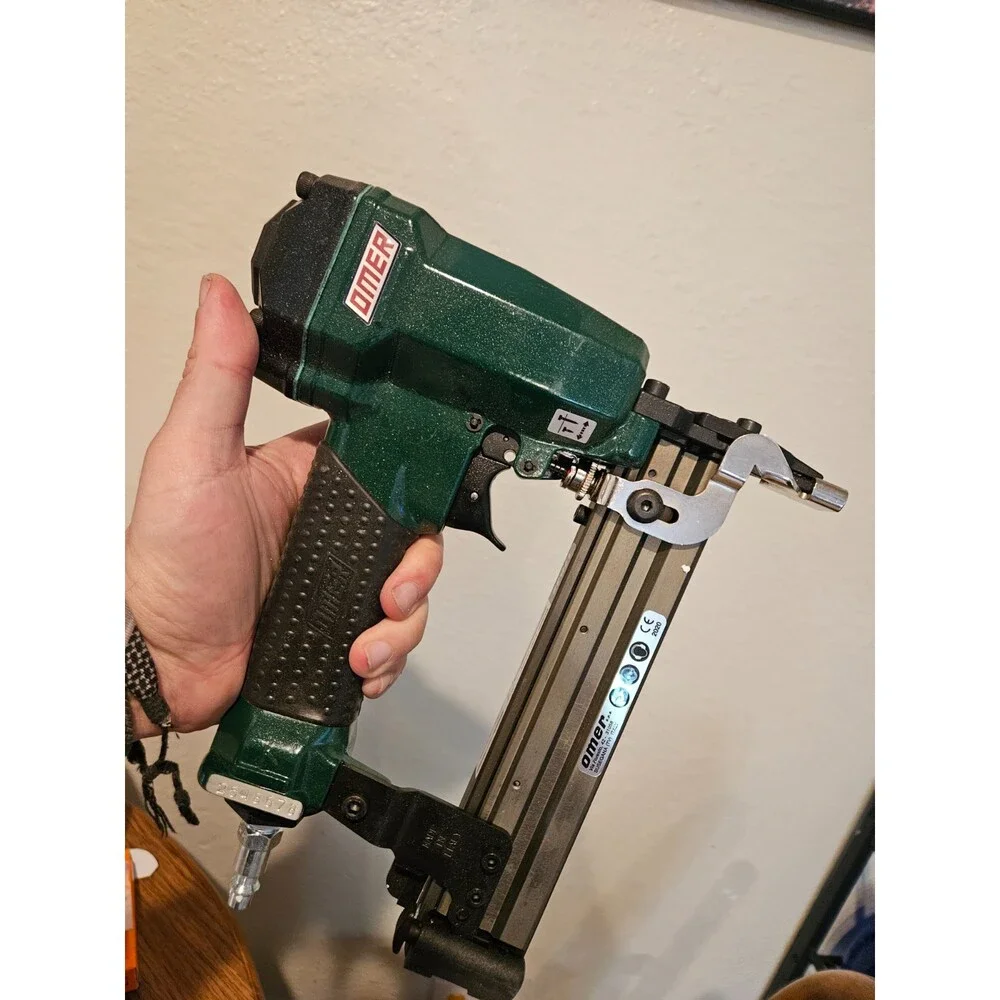 Omer 17P.32 Pneumatic 15ga Finish Nailer for Raptor Composite Nails CNC Italy